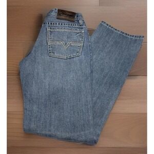 Rock & Roll Bb Gun Denim Cowboy Jeans Boy Sz 16 Regular Bootcut Western Rodeo